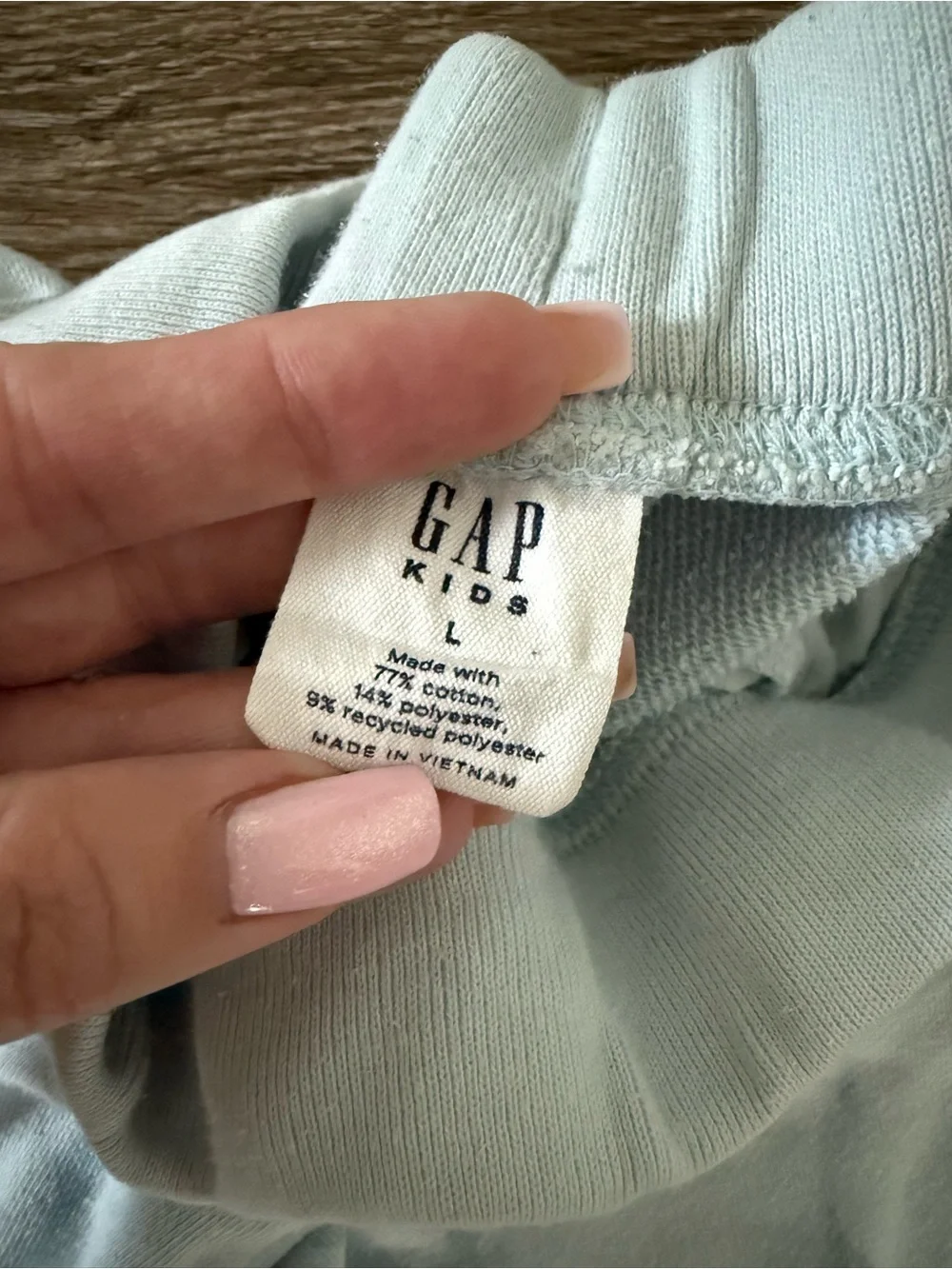 GAP Light Blue Tie-Dye Knit Shorts